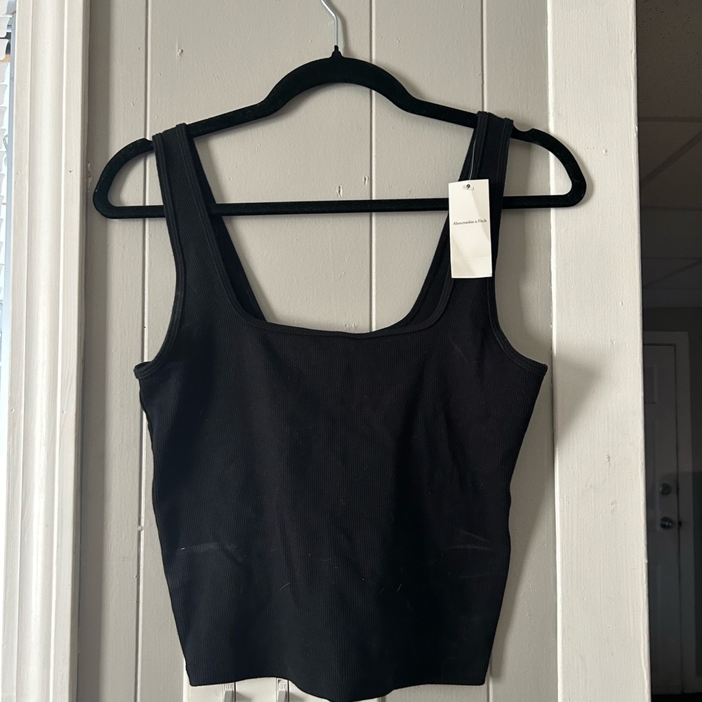 Abercrombie and fitch square neck cropped tank